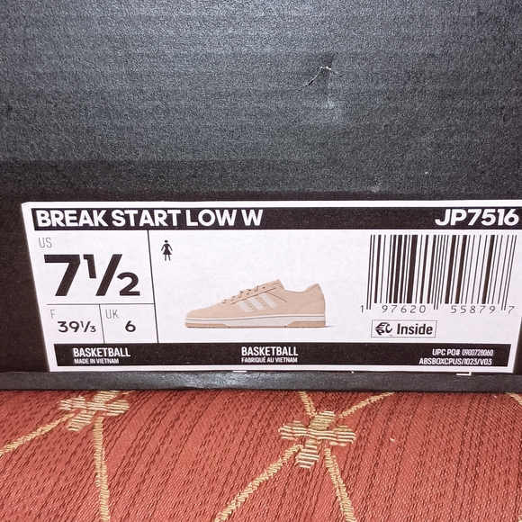 Adidas Break Start Low Women's Cream Sneakers - Picture 11 of 11